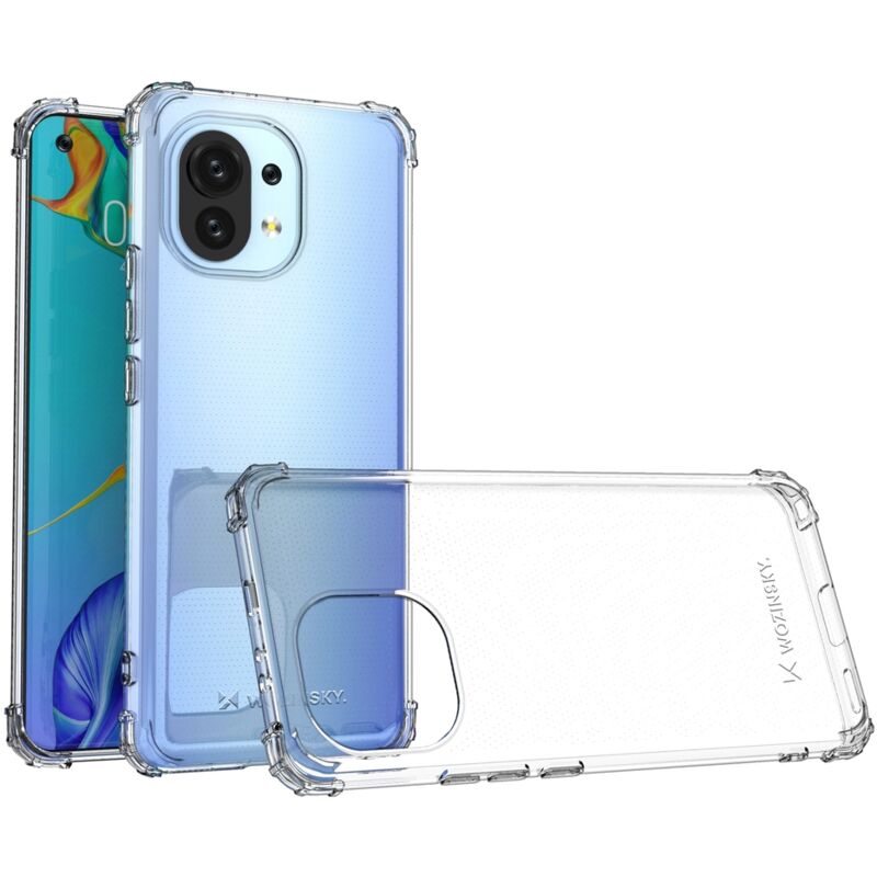 foto del prodotto custodia corazzata per xiaomi mi 11 anti shock trasparente
