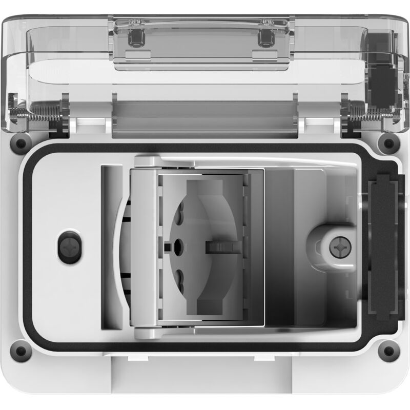foto del prodotto custodia da esterno ip55 ip66, 3 moduli, bianco, serie e, con presa schuko - 4box wide 4b.w.01.015