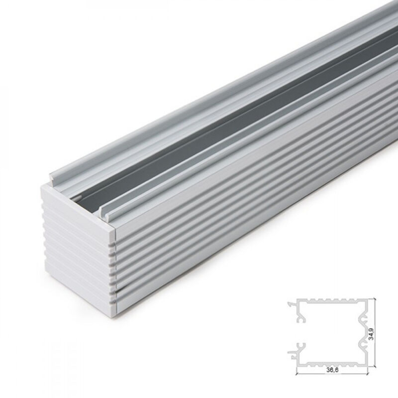 foto del prodotto custodia del trasformatore profilo su m001b x 1m