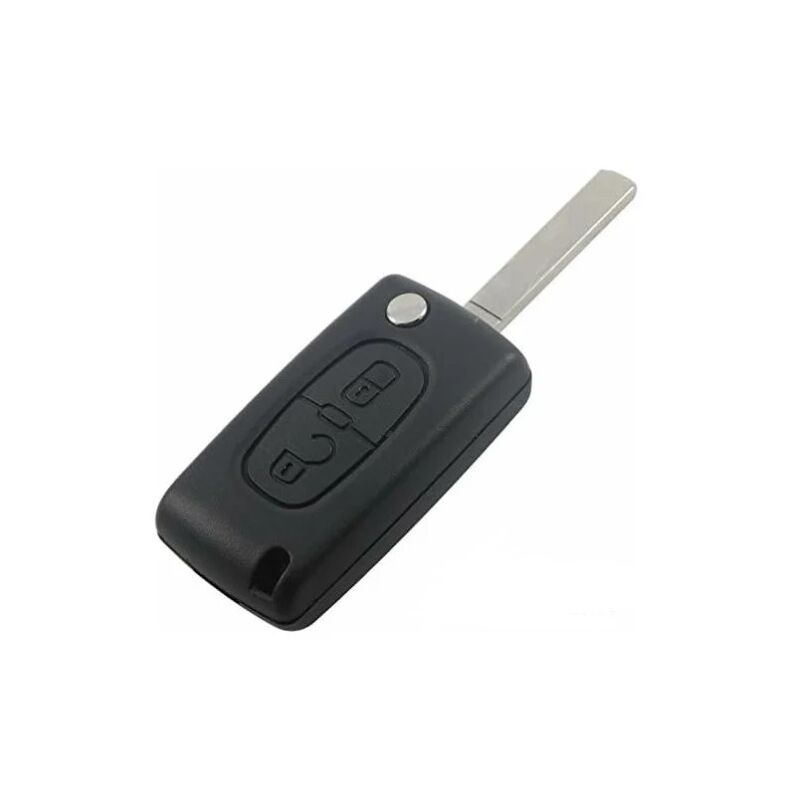foto del prodotto custodia flip 2 pulsanti citroen compatibile con peugeot 107 207 307 308 407 807