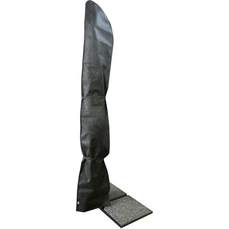 foto del prodotto custodia fodera per ombrellone da giardino 260x49 cm in mytex impermeabile taupe