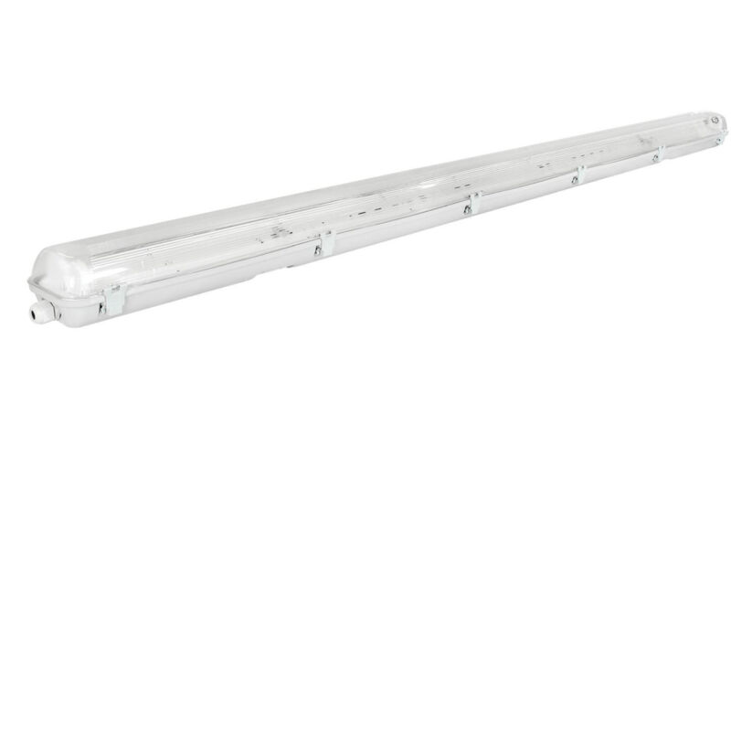 foto del prodotto custodia impermeabile led led 150cm ip65 doppio tubo 2x58w resistente agli urti ik08