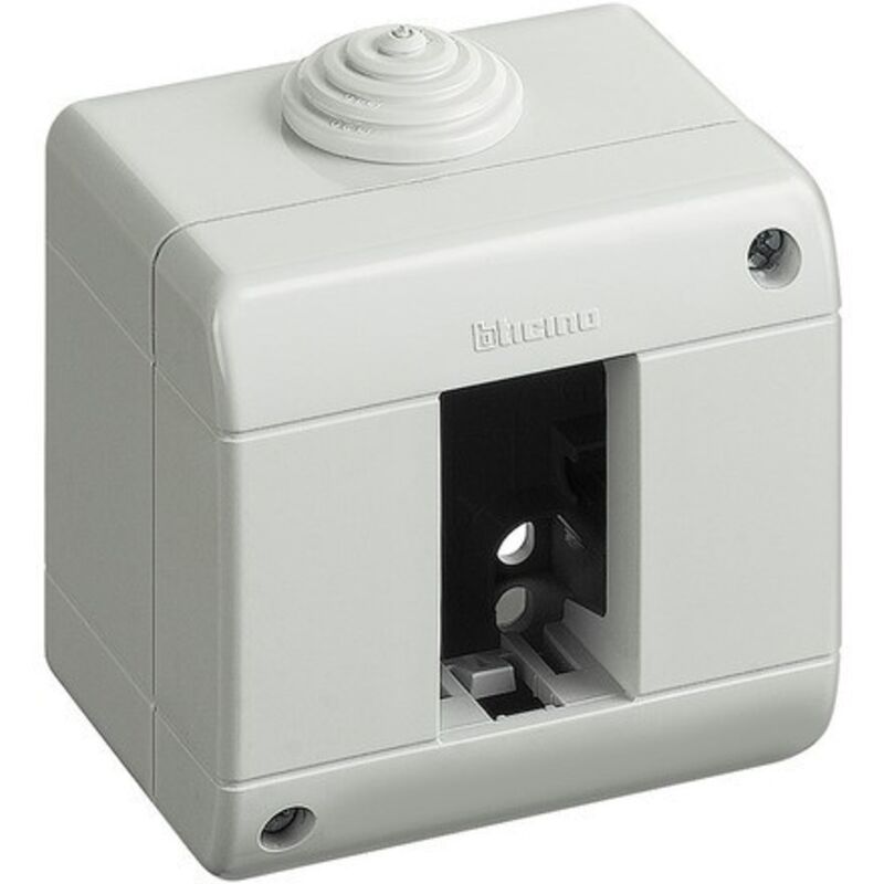 foto del prodotto custodia ip40 composta da base e coperchio idrobox matix bticino cod. 25401 