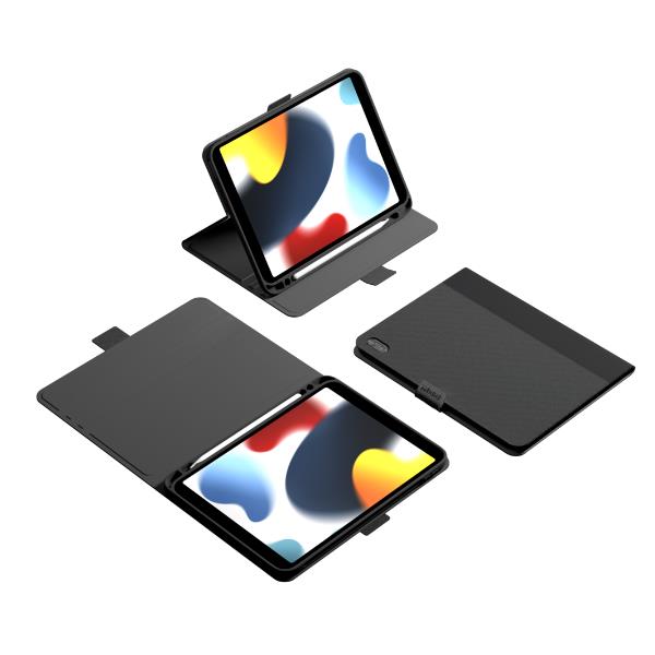 foto del prodotto custodia ipad 10.9 2022 black gray whit holder cygnett