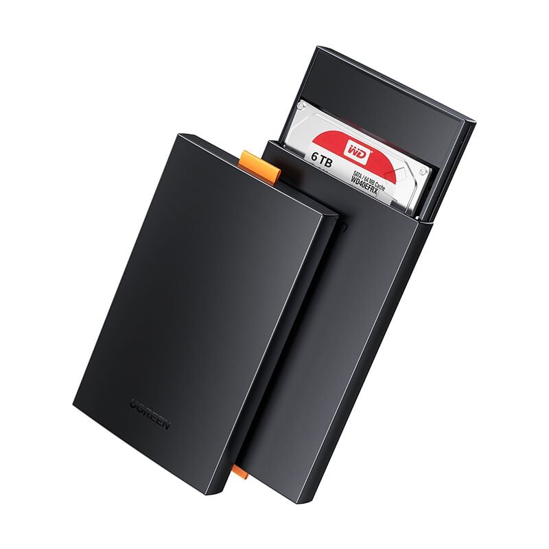 foto del prodotto custodia per disco rigido ssd hdd 2.5 usb 3.0 sata, nera