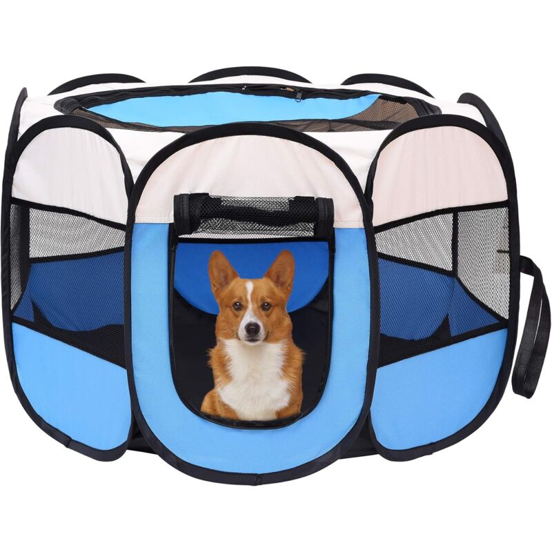foto del prodotto custodia portatile per cani e gatti custodia pieghevole per cani custodia da viaggio pieghevole maschera solare impermeabile per cane gatto coniglio