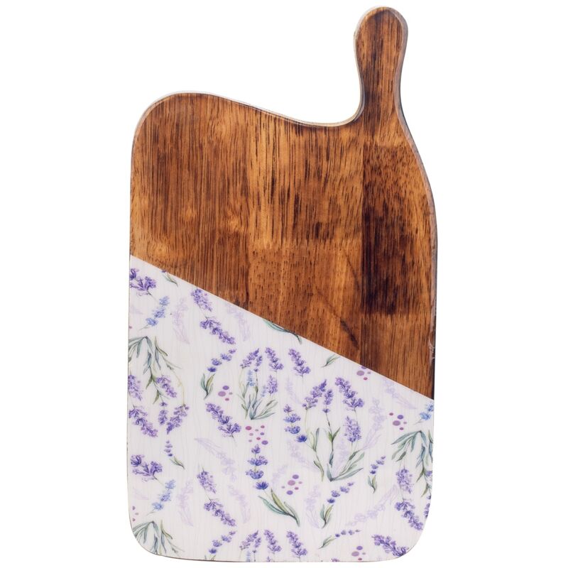 foto del prodotto cut table lavender box e vassoi tabella marrone rettangolare 3x35x19cm signes grimalt