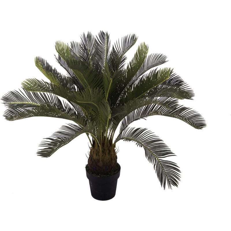 foto del prodotto cycas artificiale con vaso altezza 93 cm verde