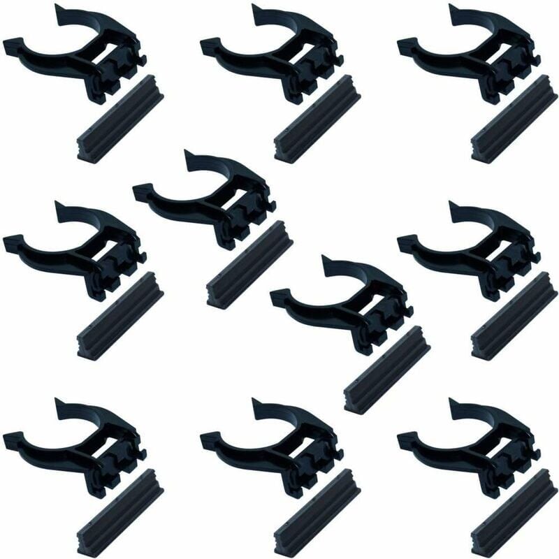 foto del prodotto cyclingcolors 10x gancio per battiscopa zoccolo cucina universale clip per piedini 34mm della zoccalatura plastica zoccolino montaggio rapido a