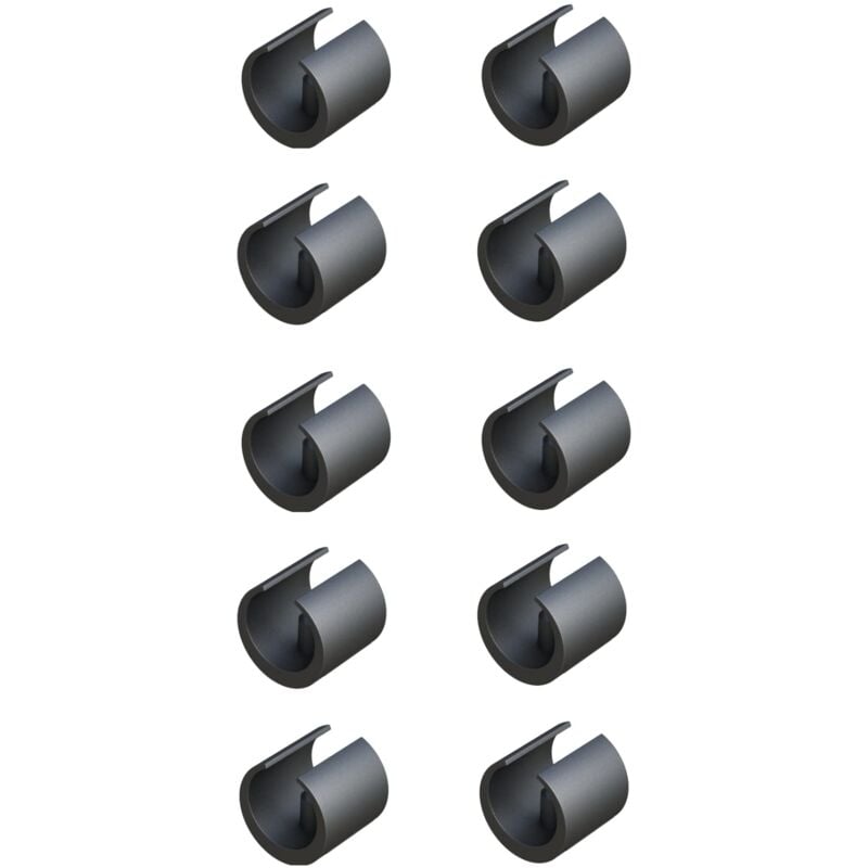 foto del prodotto cyclingcolors 10x piedini per sedia plastica pavimento scivola tappo tubo mobili arredamento rotondo gambe d1 24 26mm 