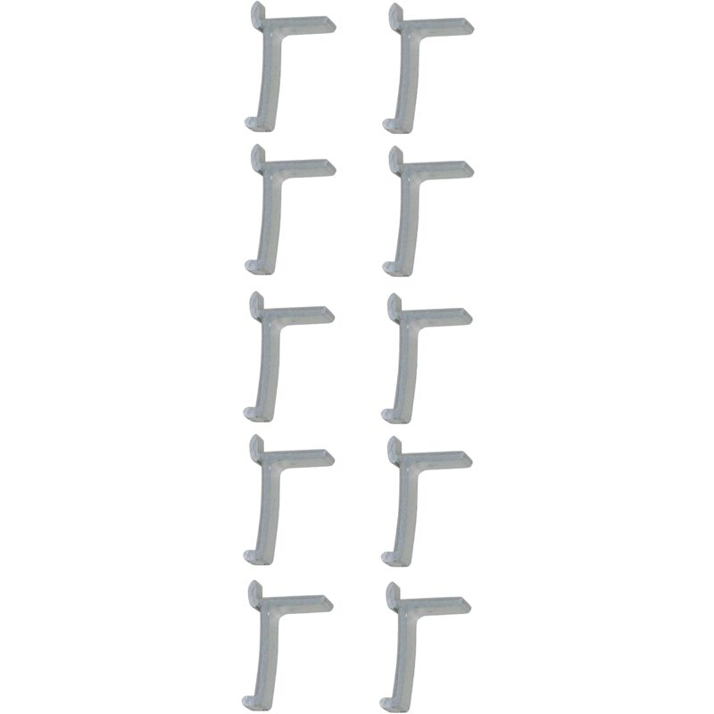 foto del prodotto cyclingcolors 10x reggipiano cremagliera doppio ancoraggio perni supporto mensole staffe acciaio tasselli scaffale