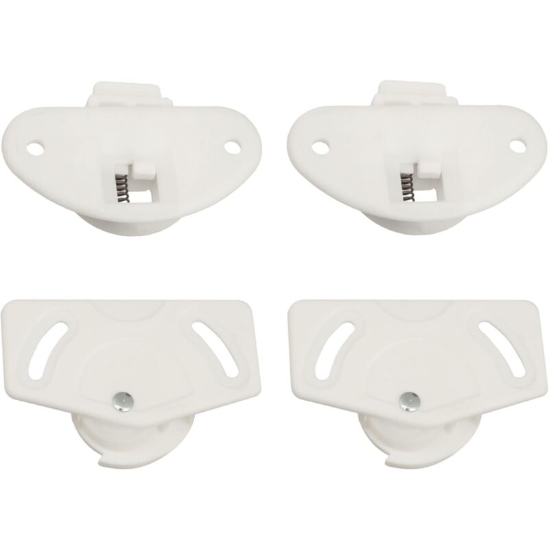 foto del prodotto cyclingcolors 2x ruote rulli per ante scorrevoli carrello guida plastica scorrevole porte armadio, bianco