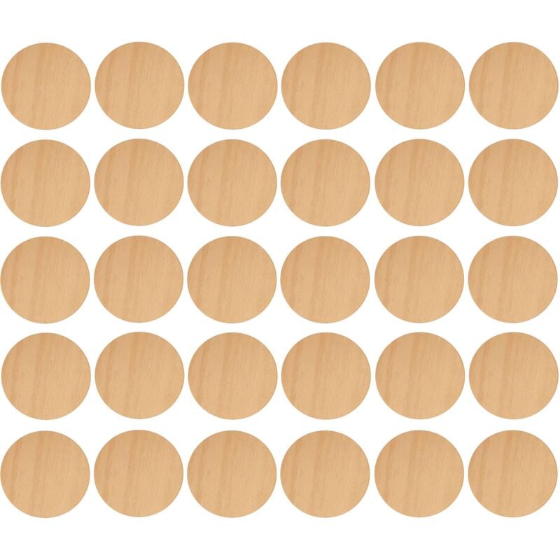 foto del prodotto cyclingcolors 30x copriviti adesivi 20 mm plastica viti copertura coperchi tappi riparazione mobili, marrone betulla