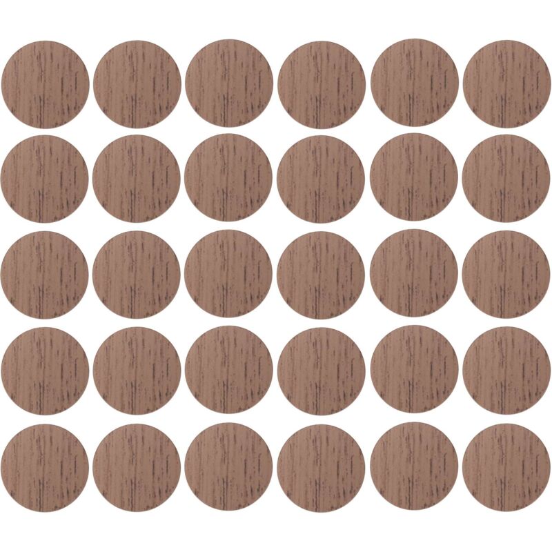foto del prodotto cyclingcolors 30x copriviti adesivi 20 mm plastica viti copertura coperchi tappi riparazione mobili, marrone rovere moro