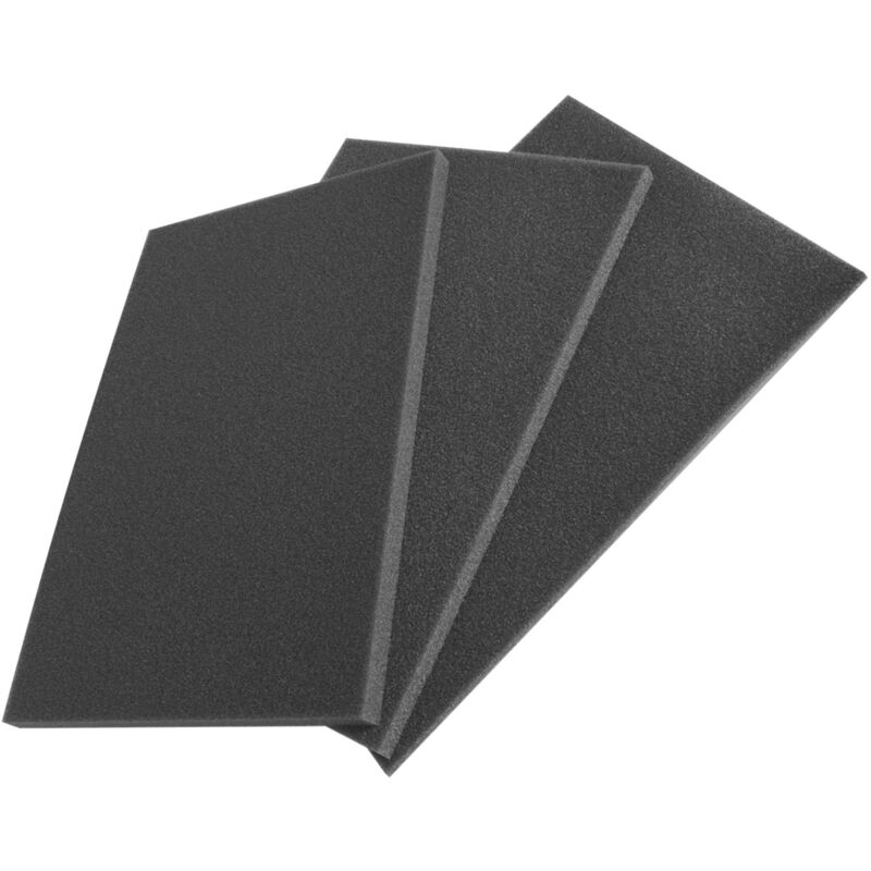foto del prodotto cyclingcolors 3x filtro aria schiuma spugna universale 300x210mm 60ppi aspirazione moto auto, 5 10 15mm