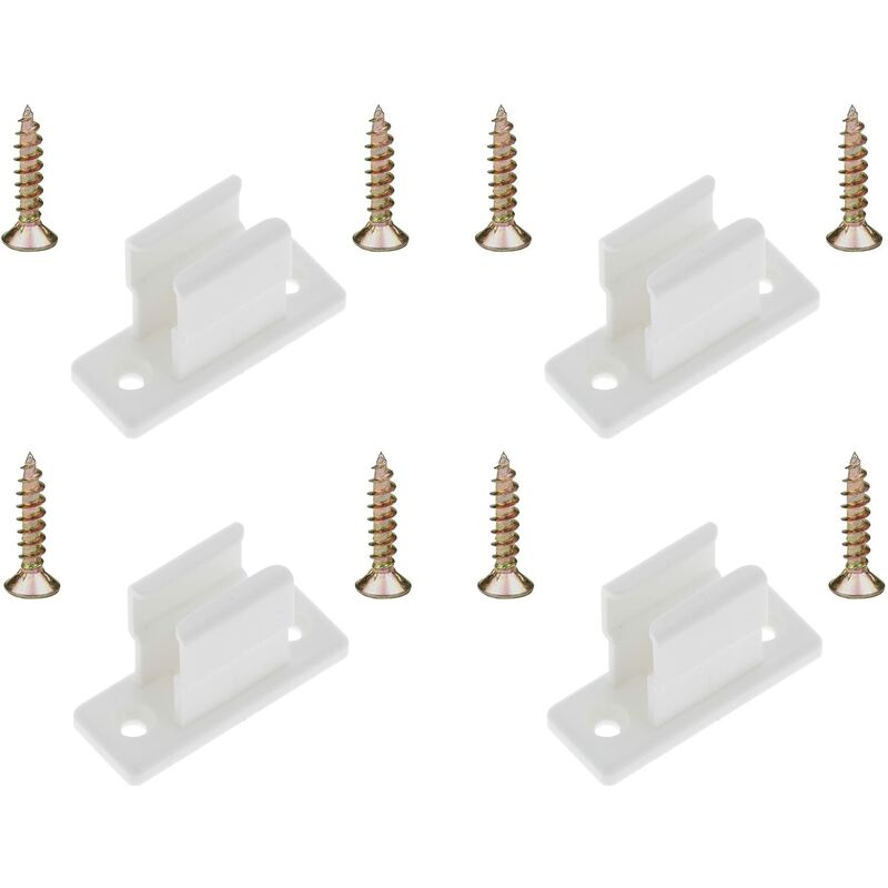 foto del prodotto cyclingcolors 4x supporto per manovella 13mm tapparelle con vite plastica bianco finestre persiana biella