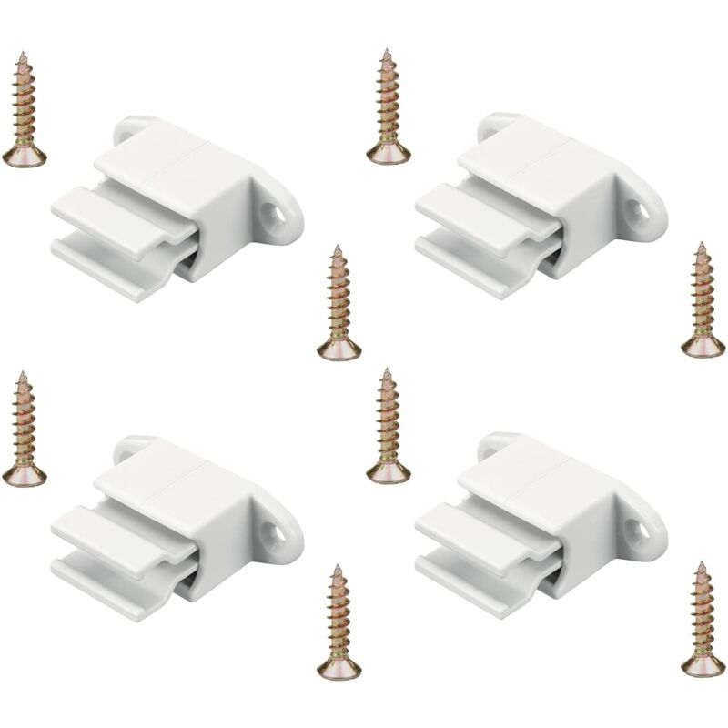 foto del prodotto cyclingcolors 4x supporto per manovella 14mm regolabile 28 48mm tapparelle con vite plastica bianco finestre persiana biella