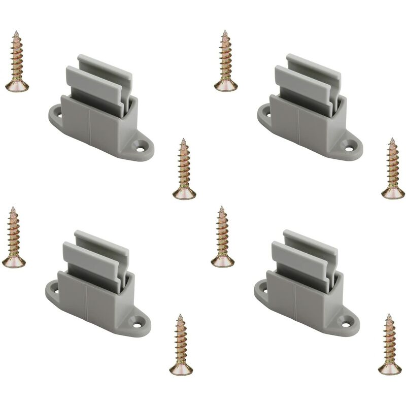 foto del prodotto cyclingcolors 4x supporto per manovella 14mm regolabile 28 48mm tapparelle con vite plastica grigio finestre persiana biella