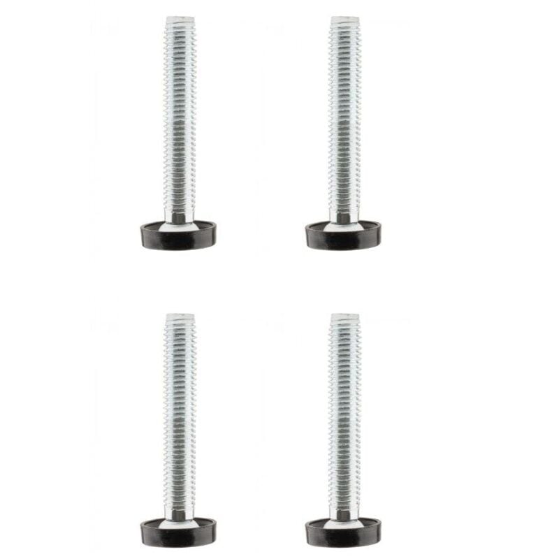 foto del prodotto cyclingcolors 4x viti m10 x 60 piedi mobili con bulloni filettati gambe vite regolabile piedini di livellamento