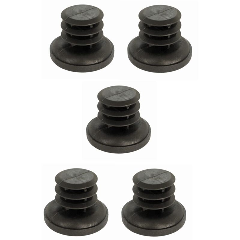 foto del prodotto cyclingcolors 5x inserto tappo a lamelle plastica rotondo tappo estremit tubo piedini gambe per mobili d 15 16mm 