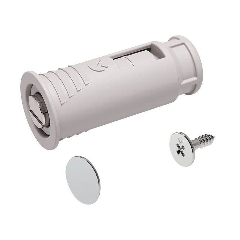foto del prodotto cyclingcolors calamita per mobili chiusura magnetica bianco a vite armadio ante cucina magnete serratura