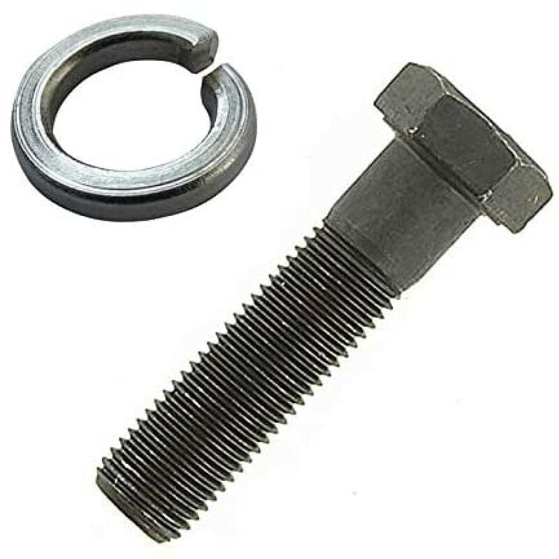 foto del prodotto cyclingcolors vite della lama del tosaerba con rondella di sicurezza, filettatura 9.5mm 3 8 24unf, 57mm