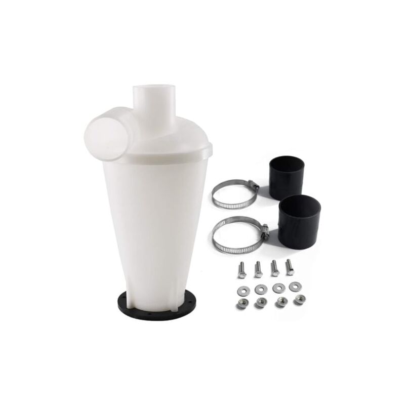 foto del prodotto cyclone s parateur, filtre de s paration pour aspirateurs, collecteur de poussi re, l ment s parateur cyclone blanc 
