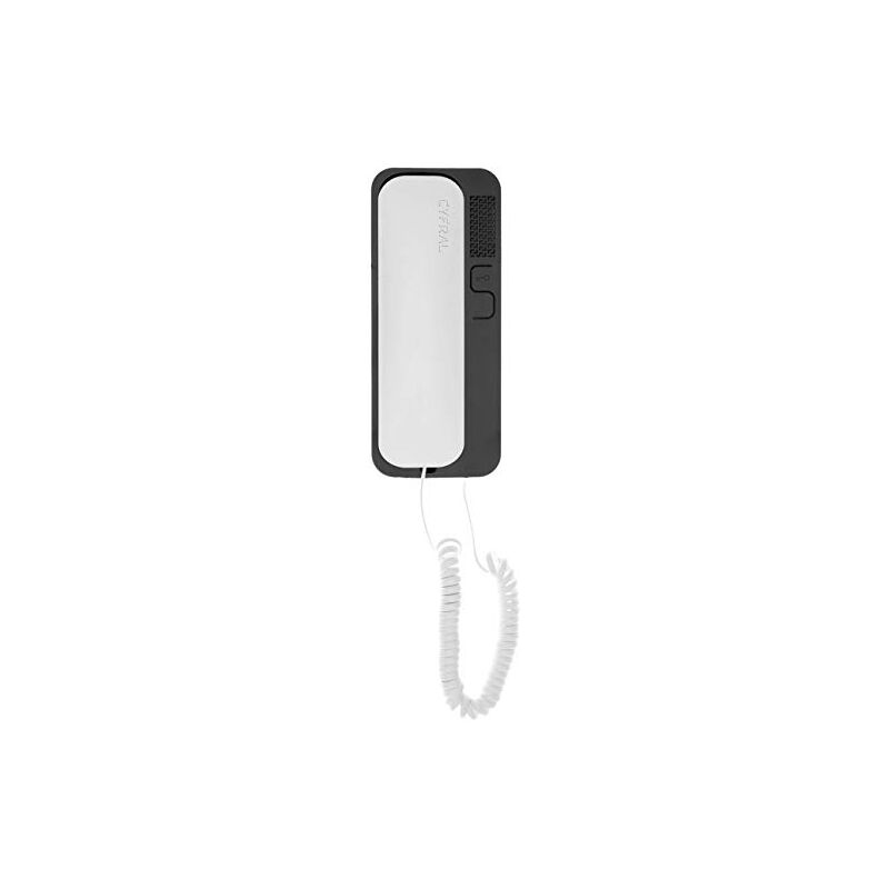 foto del prodotto cyfral 5902768850765 smart 5p telefono universale di casa 4 plus n, 4, 5, 6 fili, bianco, nero