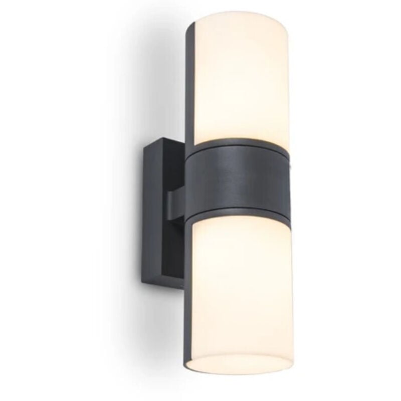 foto del prodotto cyra 5198101118 lampada da parete per esterni a led antracite lutec