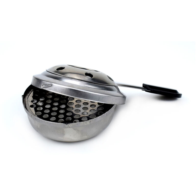 foto del prodotto cyslmuk 1 confezione mini fornello ad alcool portatile in acciaio inossidabile per campeggio, escursioni, t , caff , bevande calde