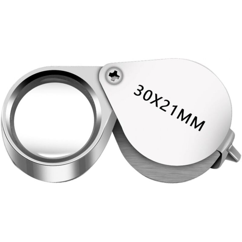 foto del prodotto cyslmuk 1 lente d ingrandimento da gioielliere 30 x 21 mm lente d ingrandimento per gioielli lenti antiche lente d ingrandimento tascabile 30x