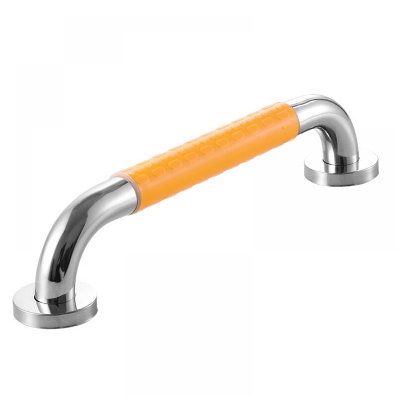 foto del prodotto cyslmuk 1 pezzo barra di sostegno per doccia 30 cm arancione barra di sostegno per montaggio a parete in acciaio inox maniglia di sicurezza per