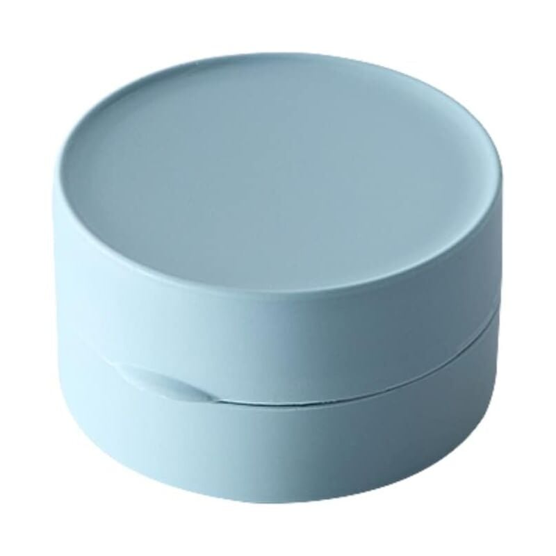 foto del prodotto cyslmuk 1 piccolo contenitore per sapone da viaggio blu, contenitore solido e a prova di perdite per escursionismo, docce, bagni, scuole e palestre