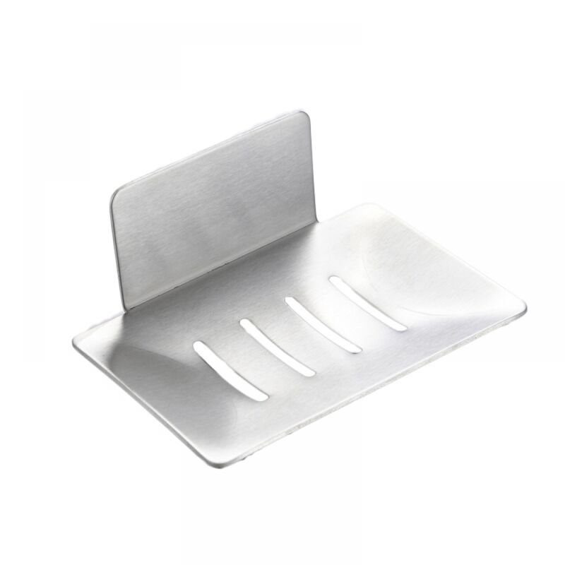 foto del prodotto cyslmuk 1 portasapone da parete senza foratura in acciaio inox per doccia argento portasapone autoadesivo in acciaio inox per riporre spugne