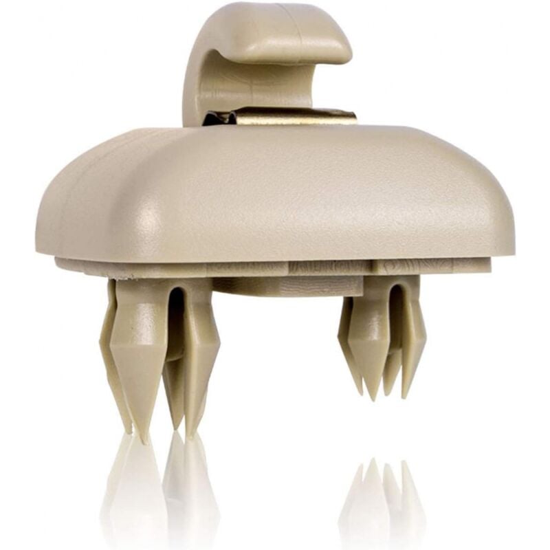 foto del prodotto cyslmuk 1 pz beige clip per visiera parasole per auto clip per visiera parasole, gancio per visiera parasole per auto per audi a1 a3 a4 a5 q3 q5