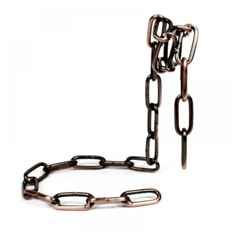 foto del prodotto cyslmuk 1 pz. catena magica per bottiglia in bronzo, portabottiglie di vino rosso alla moda, ornamenti creativi per portabottiglie di vino in ferro