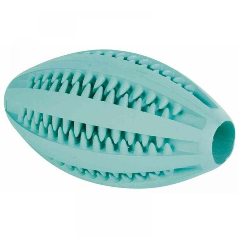 foto del prodotto cyslmuk 1 pz divertente pallone da calcio cane menta gomma naturale 11,5 cm