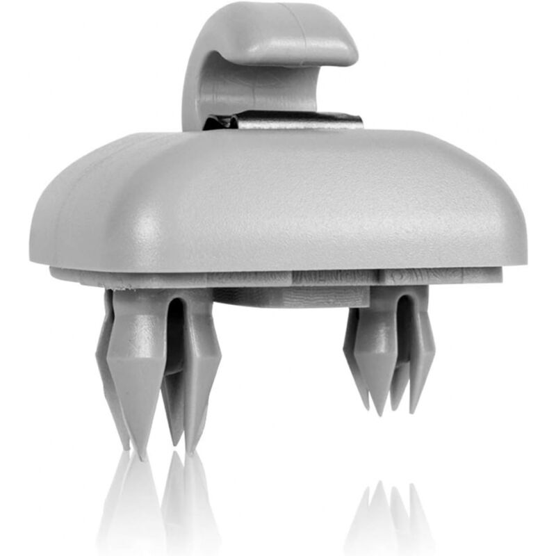 foto del prodotto cyslmuk 1 pz grigio clip per aletta parasole per auto clip per aletta parasole, supporto per gancio per aletta parasole per auto per audi a1 a3 a4