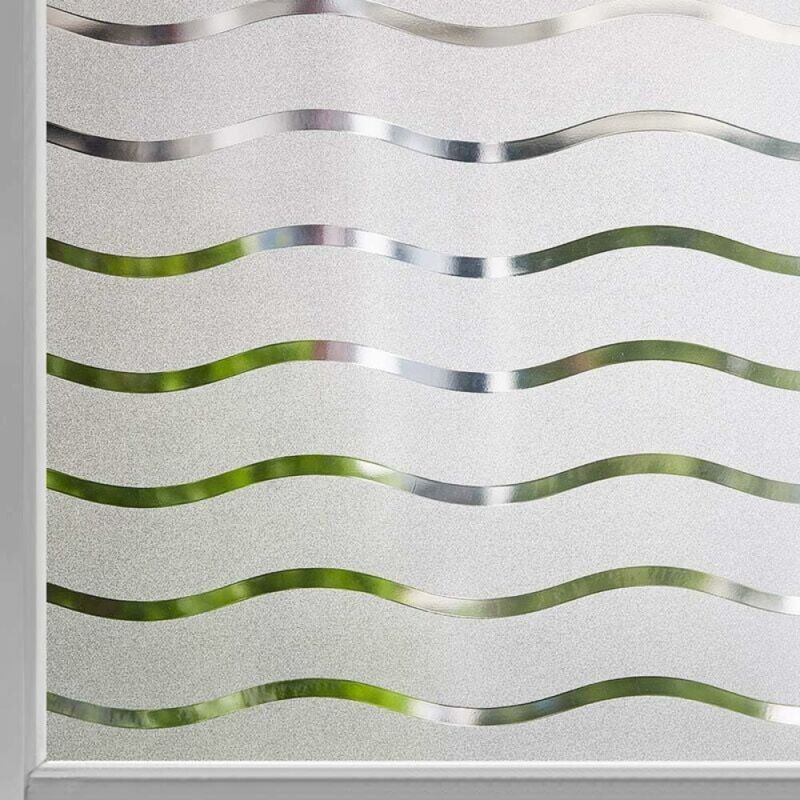 foto del prodotto cyslmuk 1 pz pellicola per finestre smerigliata 60x200 cm, pellicola per finestre elettrica statica anti uv, non adesiva, pellicola per finestre