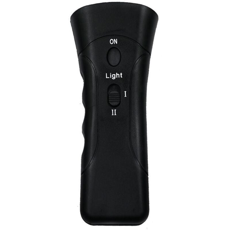 foto del prodotto cyslmuk 1 pz repellente per cani ad ultrasuoni, antiabbaio a doppio canale, strumento di addestramento 3 in 1 con torcia a led