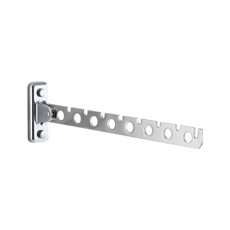 foto del prodotto cyslmuk 1 pz. stendibiancheria pieghevole da parete in acciaio inox appendiabiti da parete per vestiti, lavanderia ideale per camera da letto,