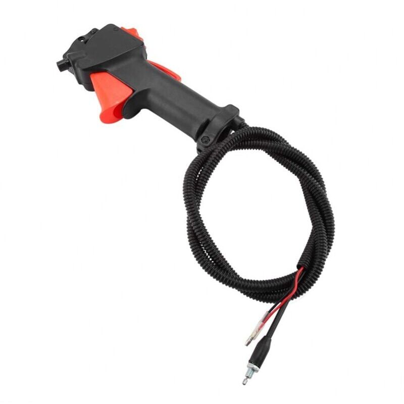 foto del prodotto cyslmuk 1 set di controllo per decespugliatore interruttore per tosaerba, maniglia, cavo di attivazione, accessori per decespugliatore ymyny