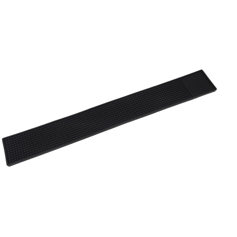 foto del prodotto cyslmuk 1 tappetino scolapiatti nero, 60x8 cm, tappetino scolapiatti, lavabile in lavastoviglie, plastica morbida