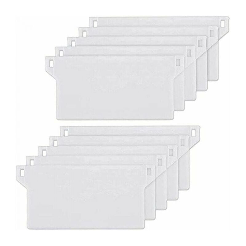 foto del prodotto cyslmuk 10 pezzi piastra di peso per tapparelle californiane piastra di peso per tapparelle verticali stecca per tapparelle verticali 127 mm parte