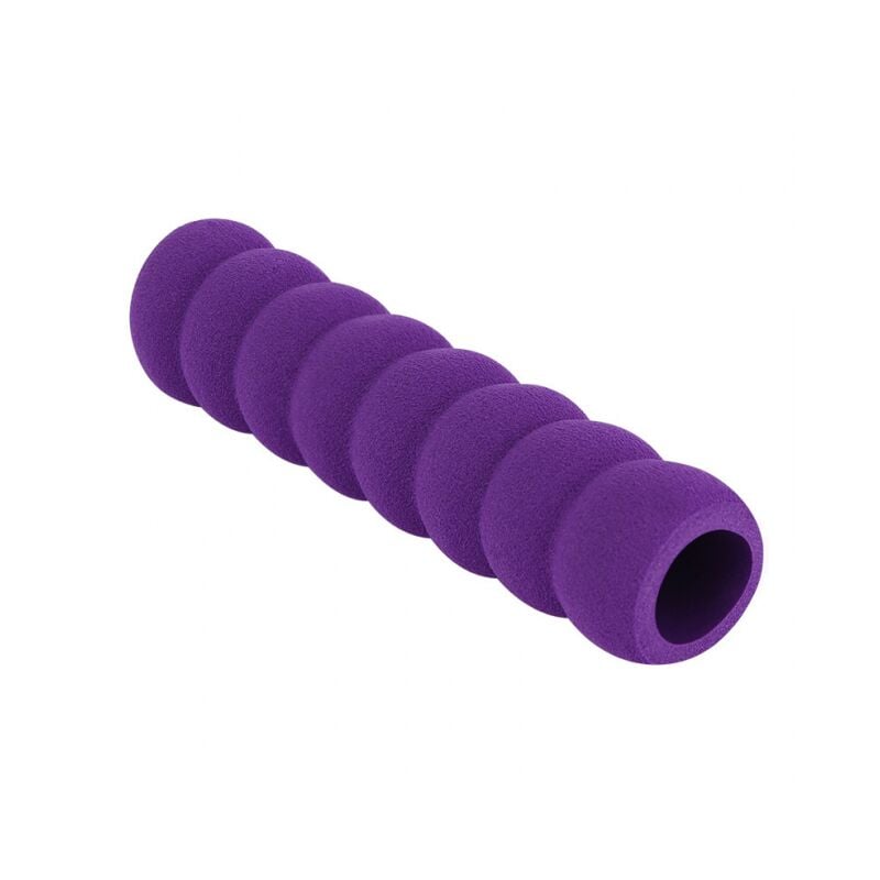 foto del prodotto cyslmuk 10 pezzi, viola tampone in schiuma per maniglia della porta, 10 pezzi di protezione in schiuma per maniglia della porta, silicone per