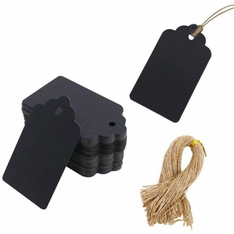 foto del prodotto cyslmuk 100 pezzi etichette per prezzi in carta kraft 3x5cm etichette per negozi etichette per abbigliamento per prodotti di abbigliamento e