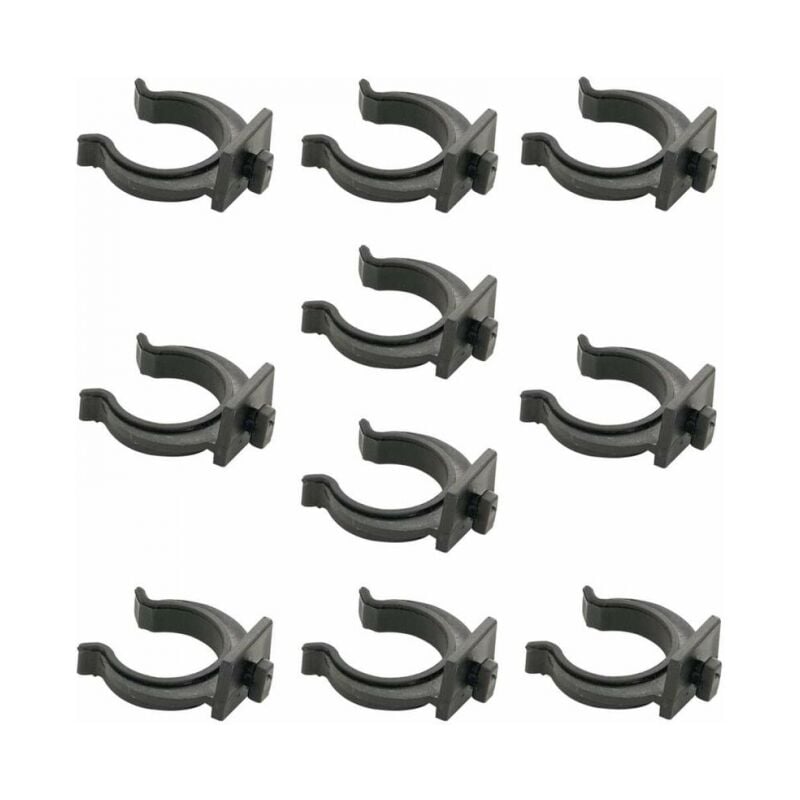 foto del prodotto cyslmuk 10x clip a baionetta per zoccolo mobile tubo piede cucina bagno base