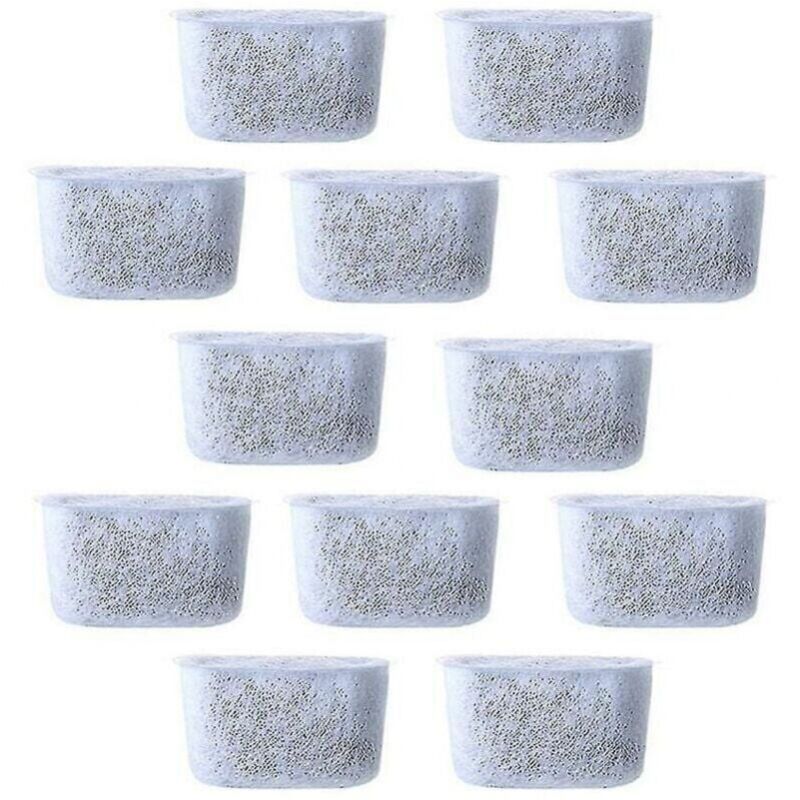 foto del prodotto cyslmuk 12 filtri di ricambio per acqua al carbone, filtro non tessuto per macchina da caff 