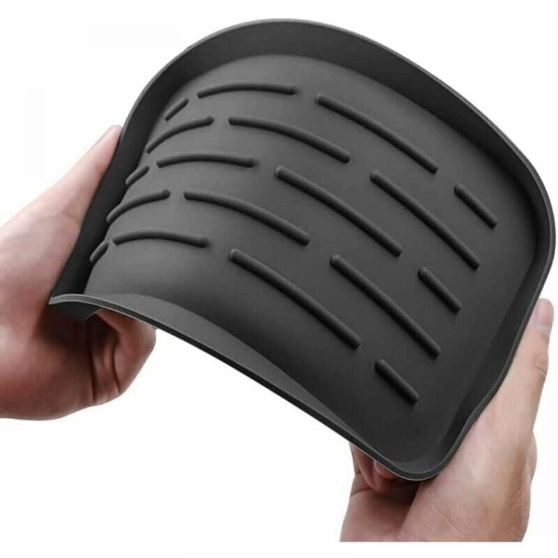 foto del prodotto cyslmuk 1pc tappetino di scarico in silicone scatola portaoggetti per lavandino per spugne, spazzole, sapone, tappetino per asciugatura bicchieri
