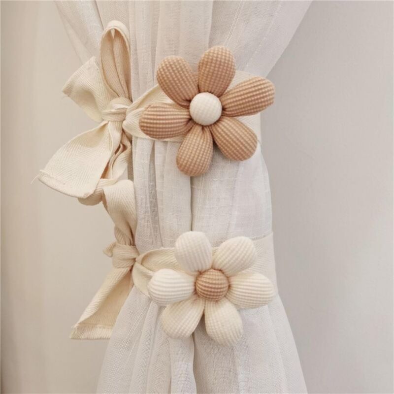 foto del prodotto cyslmuk 2 confezioni di fermatende in corda fatti a mano per la decorazione di casa e ufficio fiori 